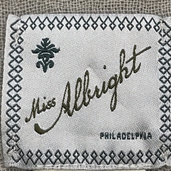 Anthro “Gleaming Intersection Scarf” Miss Albright - Picture 4 of 9